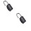 Combination Lock 2 Pack 4 Digit Padlock Gym Padlock Resettable Weatherproof Combination Lock 6