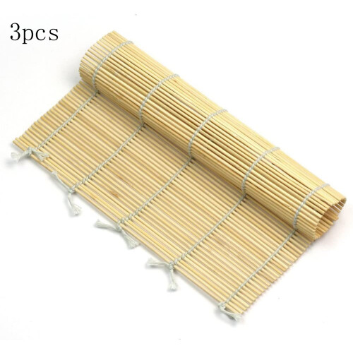 Bamboo Sushi Rolling Mat-For Making Sushi Mat-Bamboo Mat,3pcs