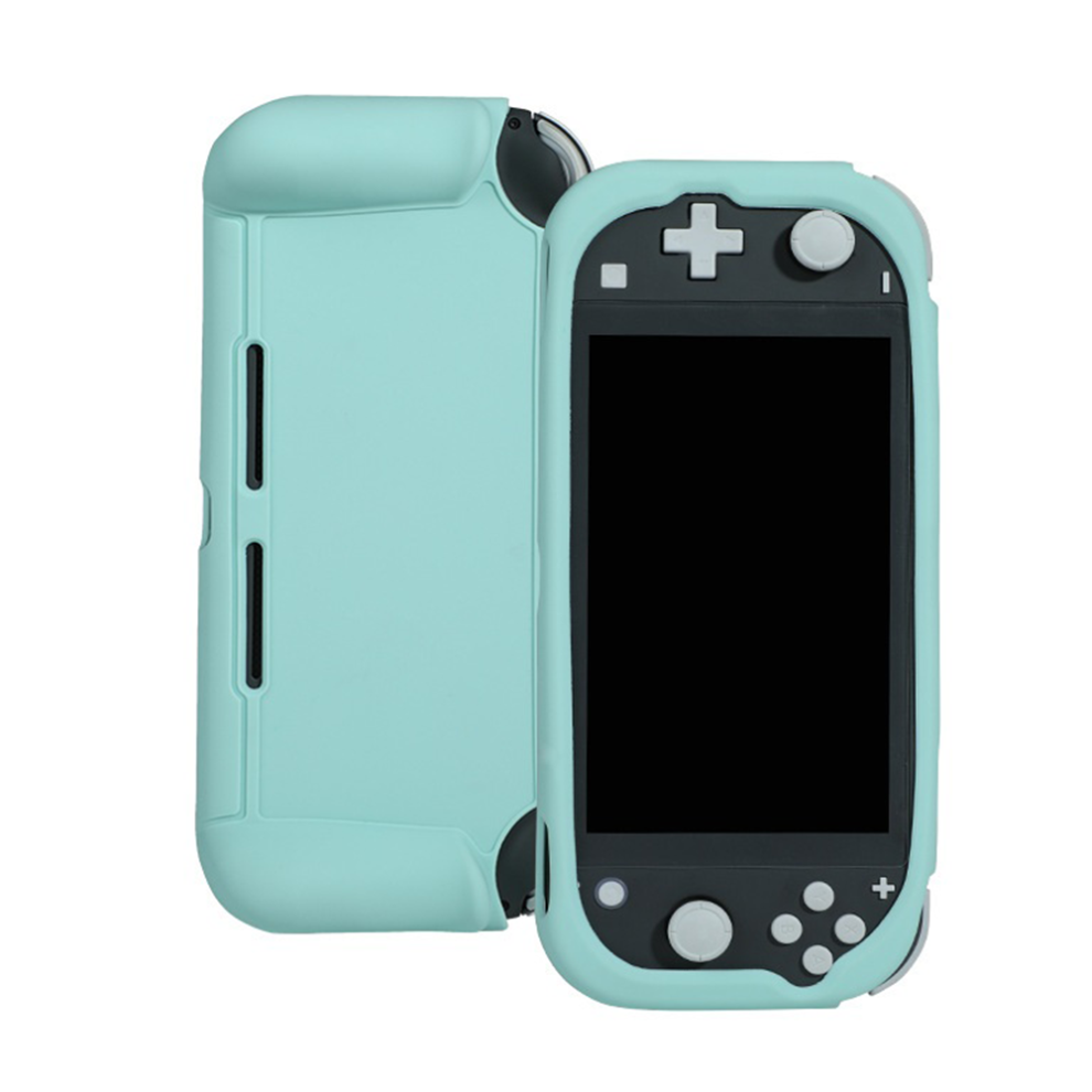 Compatible With Nintendo Switch Lite Host Silicone Protective Sleeve, Grip Cover With Shock-Absorption - Blue/Green 6228927271059
