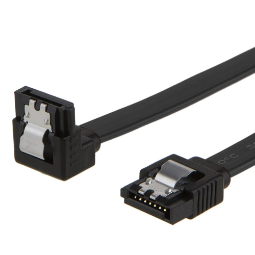 40 Cm Iii Cable Set Data Cable 6 Gbit/S Connection Cable Motherboard Hdd Ssd Hard Drive 1 S-Ata Connector 90 Angled 2