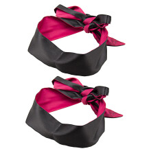 2pcs Satin Blindfold Comfortable Adults Sexy Mask Love Play Couples Night Sleep