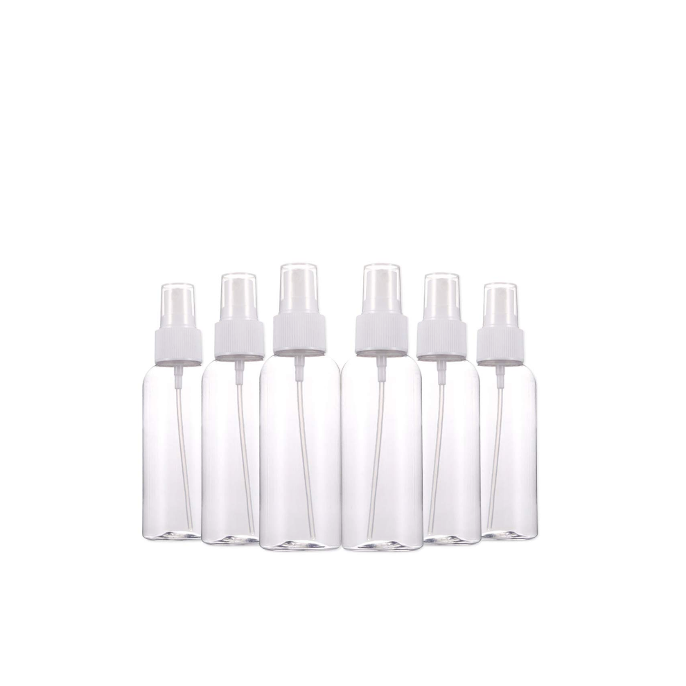 Limbo 6Pcs Small Spray Bottle 50Ml, Empty Hand Sanitizer Bottle With Funnels-Refillable Rubbing Alcohol Bottle