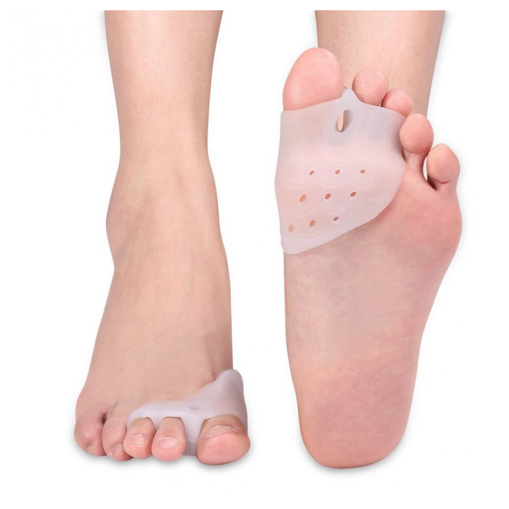 Limbo Toe Separator Gel Bunion Corrector Hammer Toe Straightener Professional Forefoot Cushions Toe Straightener Bunion Pads