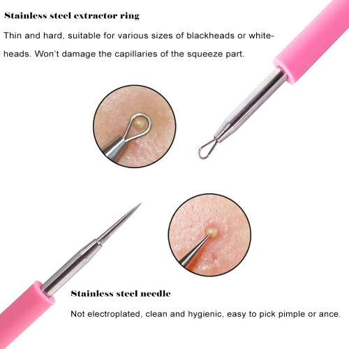 Professional Acne Removal Needle, Whitehead & Blackhead Remover, Pimple Extractor Tool 1