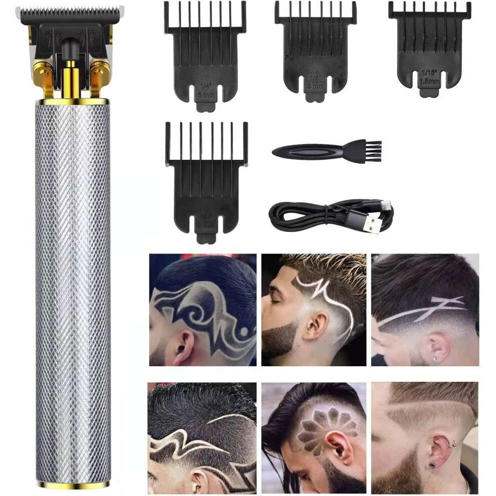 Limbo Hair Clippers For Men,Cordless Rechargeable Hair Trimmer Metal Grooming Kit Beard Shaver Barber Shop