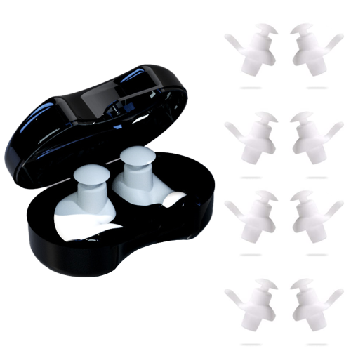 10Pcs Swimming Waterproof Silicone Earplugs