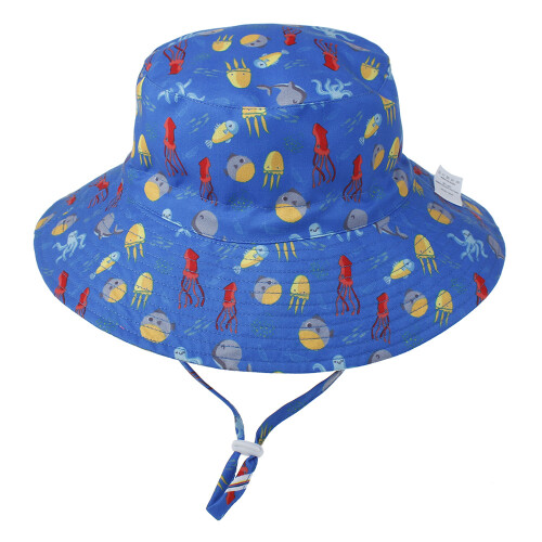 Children'S Beach Hat - Octopus Xs Size child