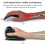Wired Vertical Mouse Ergonomic Optical Mouse with Adjustable DPI, 6 Buttons and Detachable Wrist Rest 5