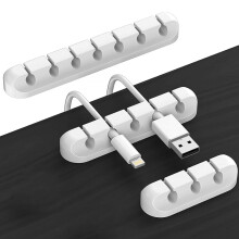Silicone Winder.Self-adhesive cable clips, cable organisers for organising USB cables/power cords/wires/cables