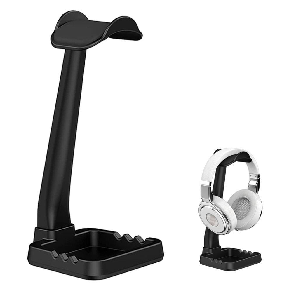 Headphone Stand, Desktop Headset Holder - Desk Earphone Stand, Compatible With All Headsets Such - Black 6228927276108