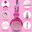 Unicorn Wireless Bluetooth Headset - Pink 5