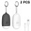 2Pcs GP100 SOS Safety Alarms - Black + White 1