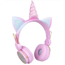 Unicorn Wireless Bluetooth Headset - Pink