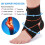 Ankle Support Brace, Adjustable Compression Ankle Braces For Sports Protection, One Size Fits Most For Men & Women-Grey 4