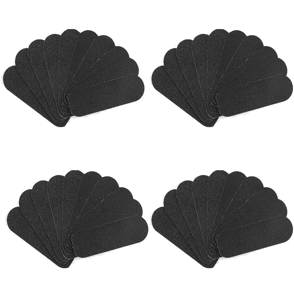 Limbo 40 Pieces Stainless Steel Pedicure Foot File Refill Pads, Coarse-Fine Double Side Reusable Foot Rasp Pad