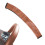 Baby Stroller Armrest Handle Sleeve Cover Universal Handle Cover Artificial Leather-Brown 2