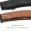 Baby Stroller Armrest Handle Sleeve Cover Universal Handle Cover Artificial Leather-Brown 3