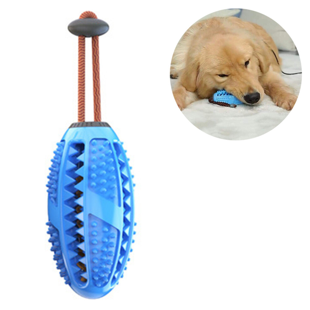 Food Dispensing Dog Toy, Dog Teeth Cleaning Chew Toys-Blue