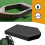 Sandbox Cover with Drawstring, Square Dustproof Protection Beach Sandbox Canopy (160*113*22cm) 7