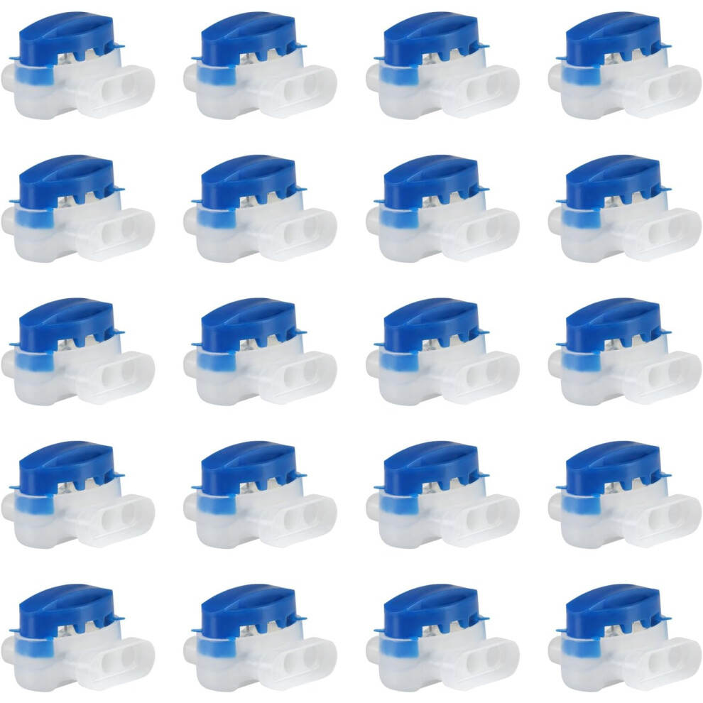 Pack Of 20 Electrical Idc 314-Box Wire Connectors For Robotic Lawn Mowers, Irrigation Applications 6228927279451