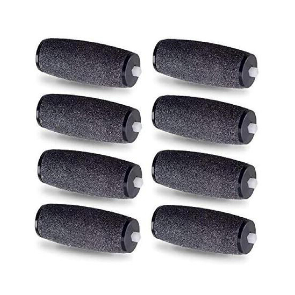 8 Pack Replacement Rollers Heads Compatible with Scholl Velvet Smooth Diamond Express Pedi Electric Callus Remover