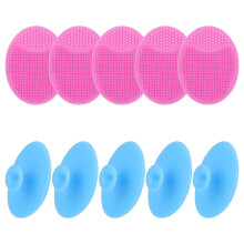 10 Pieces Silicone Facial Cleansing Brush Set,Soft Silicone Facial Cleansing Brush