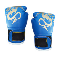 Kids Boxing Gloves Youth Boxing Gloves , Boys and Girls Training Boxing Gloves-Blue-S