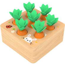 Wooden Toys for 1 Year Old Boys and Girls Montessori Size Sorting & Counting Puzzle Game