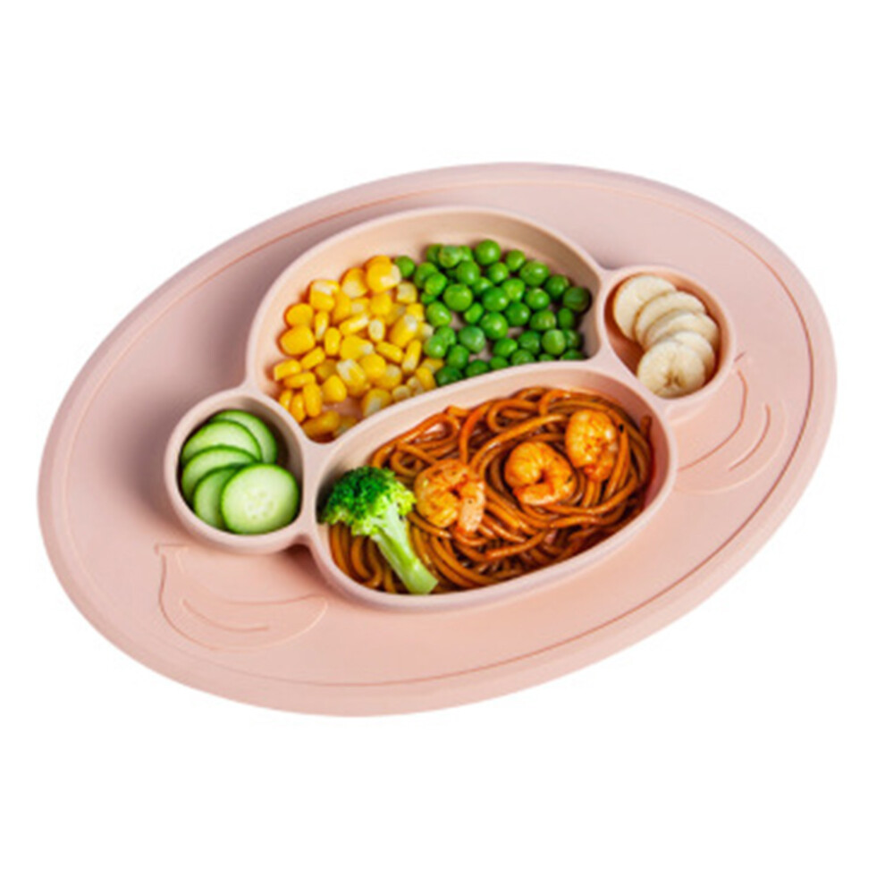 Silicone Divided Dinner Plate Suction Plate Bpa Free Dishwasher And Oven Safe Fits Most Highchair Trays Limbo