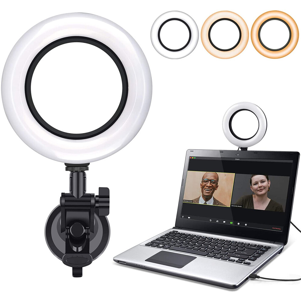 Video Conference Ing Kit,Computer/Laptop Moniter Led Video Dimmable 6500K Ring For Remote Working Light 6228927282161