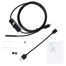 USB Endoscope 3 In 1 Borescope 5.5mm Ultra Thin Waterproof Inspection Snake Camera Micro USB and Type C