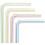 600PCS Plastic Straws Plastic Drinking Straws - Flexible Plastic Drinking Straws for Home, Bar, Parties 3