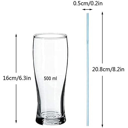 600PCS Plastic Straws Plastic Drinking Straws - Flexible Plastic Drinking Straws for Home, Bar, Parties 1