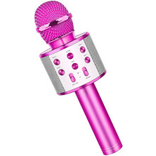 Purple Children'S Microphone Karaoke Microphone Birthday - 3-12 Years Old Girl Fun Toy.