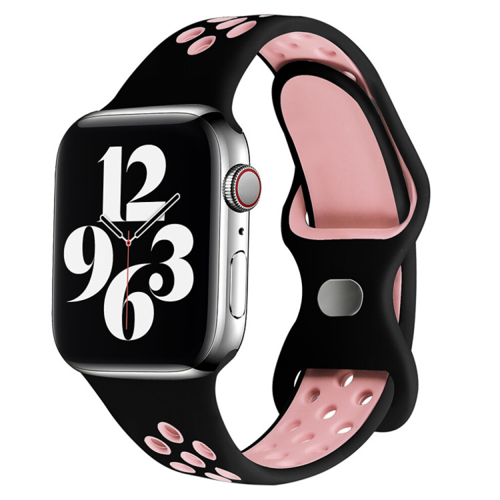 Silicone Replacement Strap Compatible Apple Watch Bands 38Mm/40Mm/41Mm Iwatch Series 7 Ladies Mens Not,Specified 6228927284257