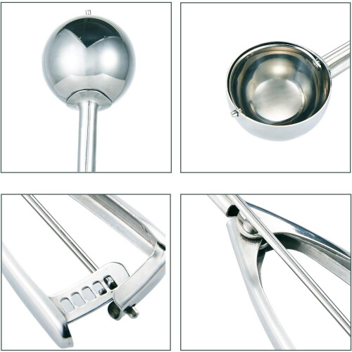 Cookie Scoop Set - Small Tablespoon, Medium Tablespoon, Large Tablespoon 2