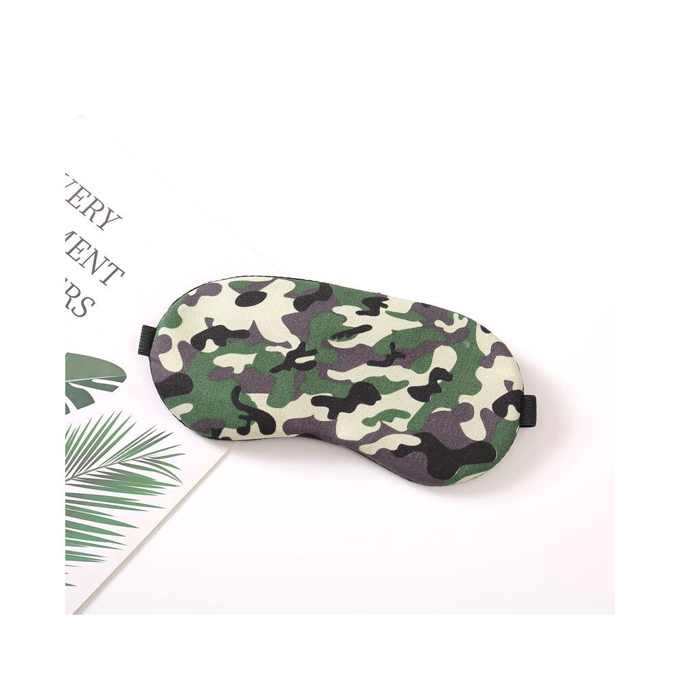 Camo Sleep Mask, Soft & Comfortable Eye Mask Strap Light Blocking Eye Cover