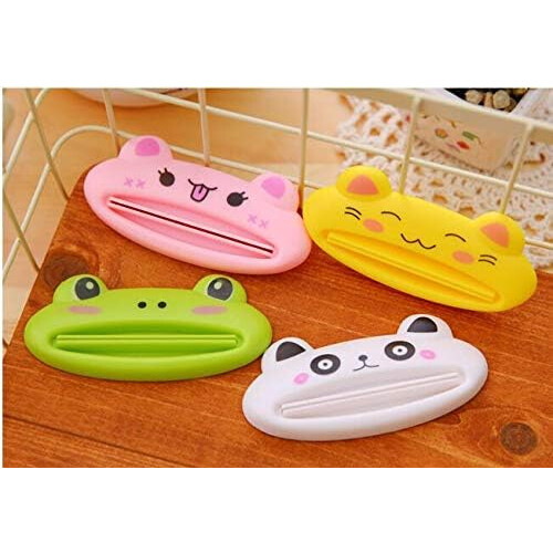 Toothpaste Tube Squeezer - 8 Pack Colors Animal Toothpaste Clip, Toothpaste Squeeze roll 2