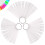 150Pcs Fan Nail Pattern Sticks,Practice Tools Displayed With Metal Divider Ring Holder 2