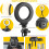 4" Ring Light for Laptop with Stand, Conference Lighting Kit, 3 Light Modes Dimmable LED Ringlight for Meetings 4