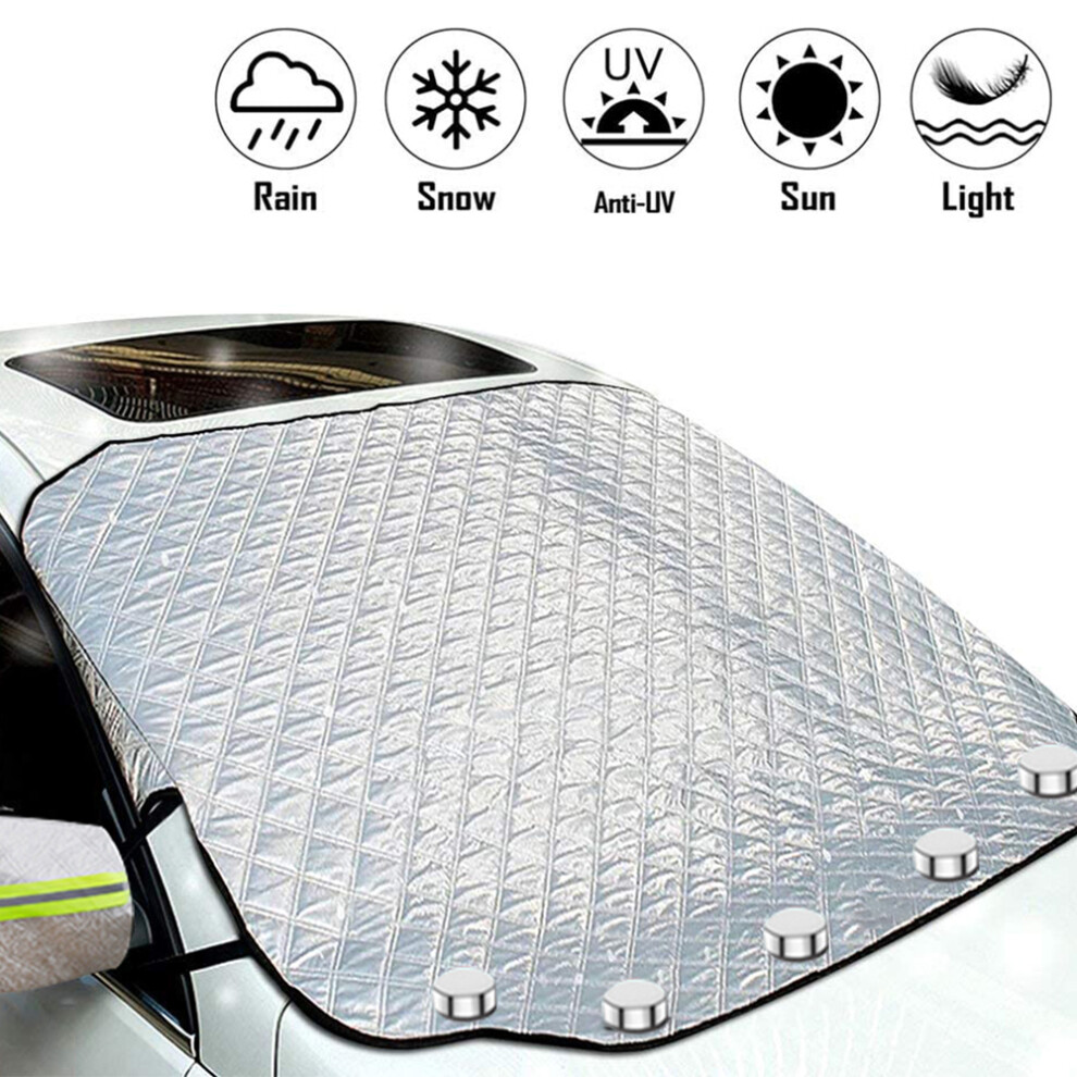 Car Windshield Hail Cover, Windshield Cover For Ice And Snow With 4 Layers Of Protection 6228927286626