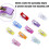 100Pcs Multipurpose Sewing Clips,Premium Quilting Clips,Assorted Random Colors Sewing Fabric Clips 6