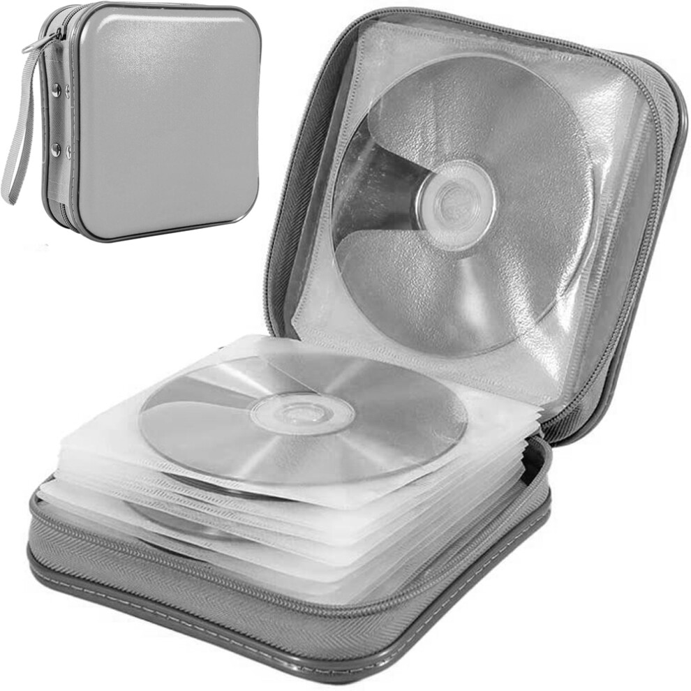 40 Capacity Cd/Dvd Portable Case Holder Wallet Disc Storage Binder 6228927287302