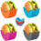 Hamburger Holder, Reusable Fixed Hamburger Box, Non-Message Expandable Hamburger Holder, 4Pcs 1