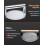 Stainless Steel Hamburger Press, Smash Round Hamburger Press, Professional Flat Top Grill Griddle Accessories Kit 5