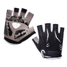 Leather Workout Gloves-Padded Weight Lifting Gloves,Anti-Slip Design-L