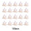 100pcs Nylon Wire Adjustable Cable Clips Cable Management Clips,White 2