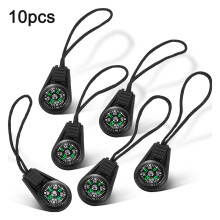 Mini Survival Compass Pack of 10 - Outdoor Camping Hiking Pocket Compass Liquid Filled Mini Compass