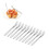 10PCS Stainless Steel Cake Fork Cocktail Dessert Fork 4