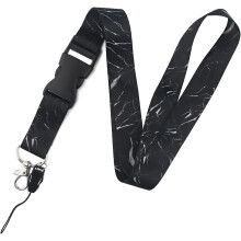 1pcs Keychain Lanyard for Keys for Men Detachable Premium Soft Fabric Neck Lanyard with Removable Buckle